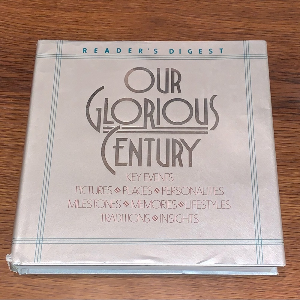 Reader's Digest Our Glorious Century Hardcover Book // 1994